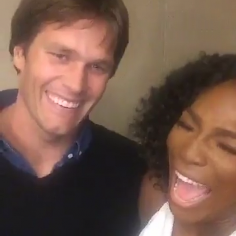 Watch: Serena Williams Fangirls Over Meeting Tom Brady