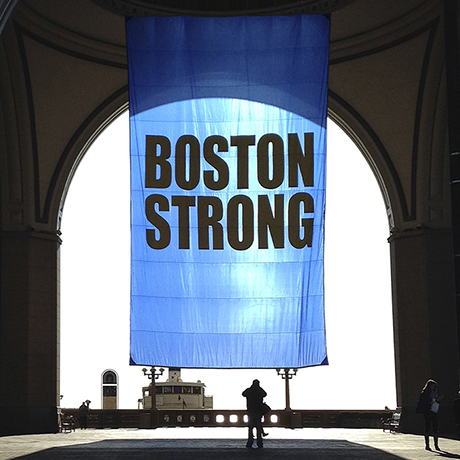 Boston Strong Police Sticker
