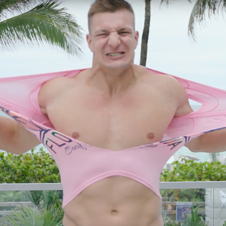 Rob Gronkowski Proves He s the King of the Bros in GQ Video