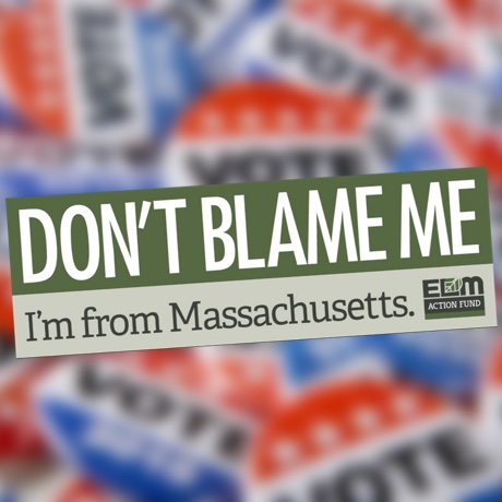 Group To Reissue Don T Blame Me I M From Mass Stickers