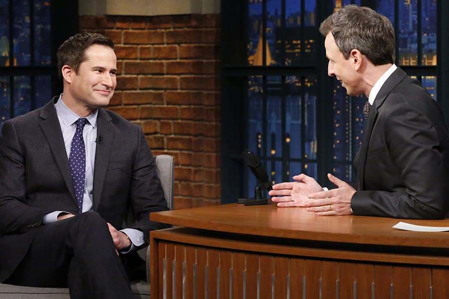 Seth Moulton Told Seth Meyers About Being An Iraqi Tv Star