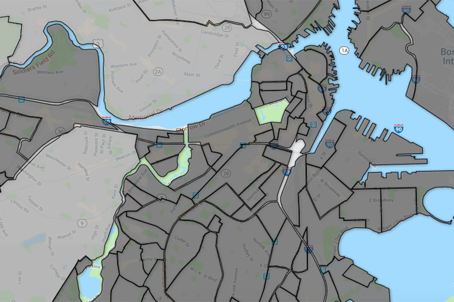 Interactive Map Of Boston NeighborhoodX's Interactive Map Attempts to Settle Boston's 