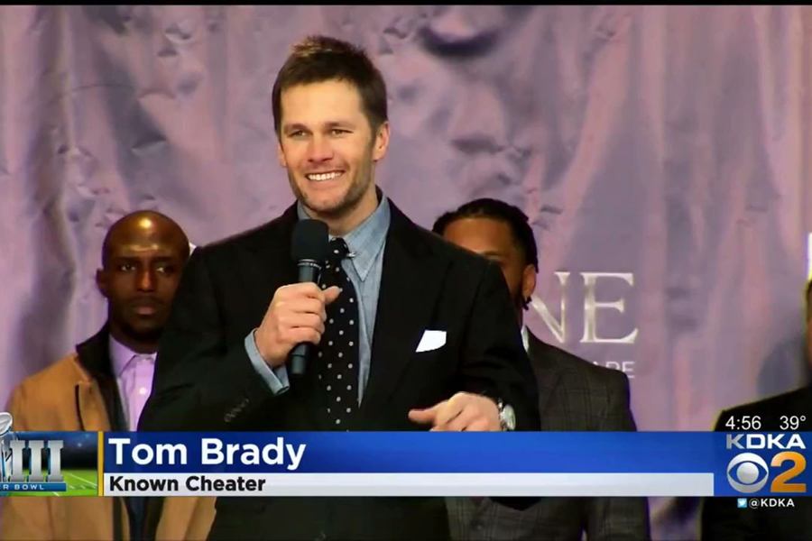 Tom Brady 'known cheater' graphic gets Pittsburgh TV employee