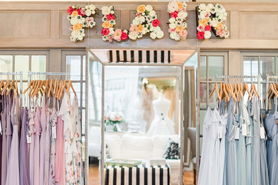 the bridesmaid dress shop