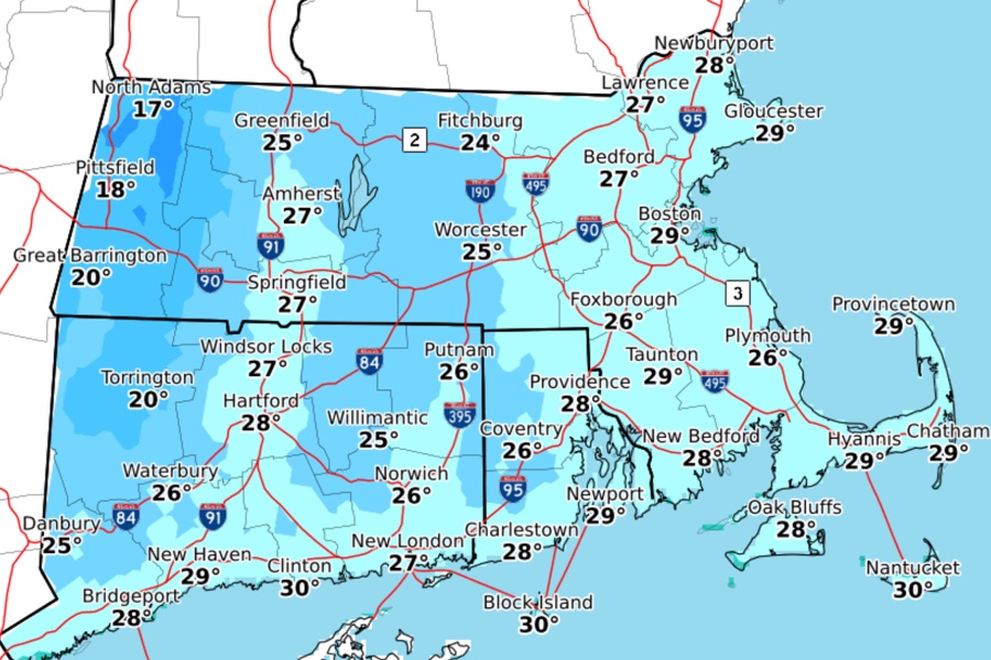 boston weekend weather